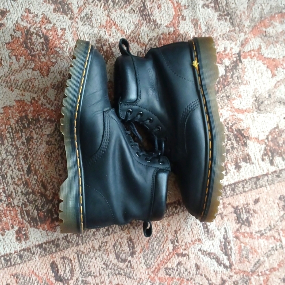 Dr. Martens' Air Wair Black Combat Boots Size 8